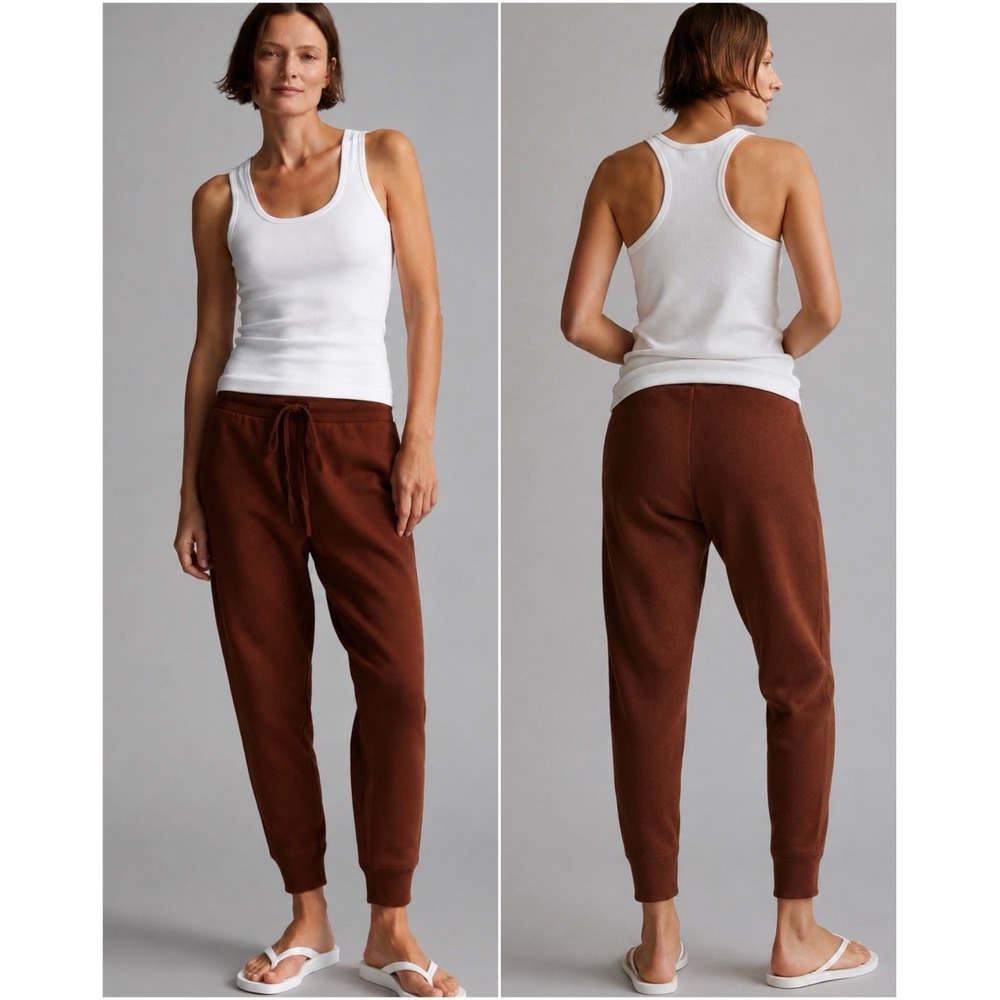 Varley Kent Lounge Pant 27.5 Tortoise Brown Jogger NWT Women's Small